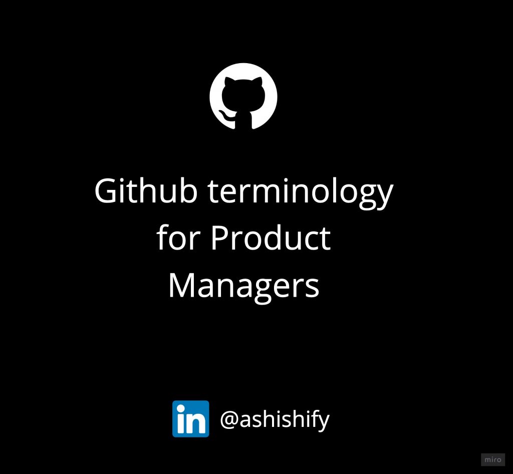 Github terminology for Product Managers